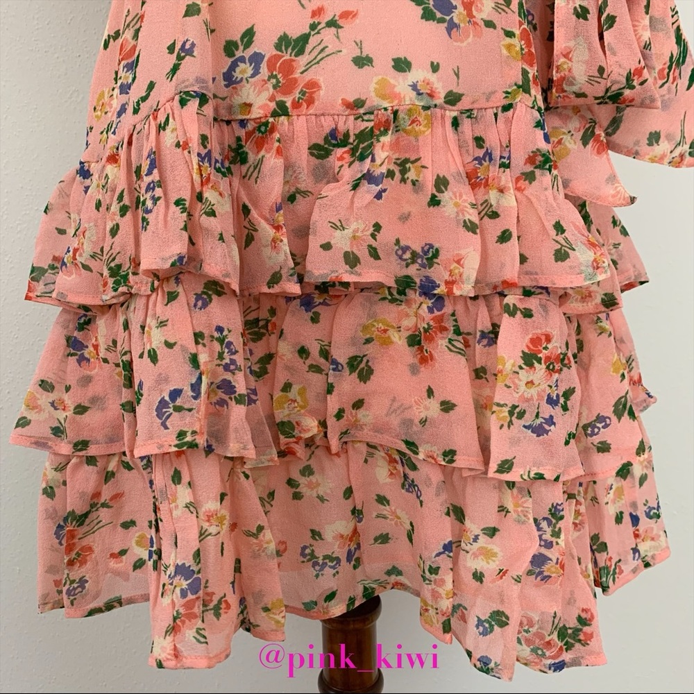 LoveShackFancy Kimbra Ruffle Floral Mini Dress - Picture 5 of 16